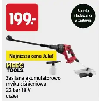 Jula Zasilana akumulatorowo myjka ciśnieniowa MEEC TOOLS oferta
