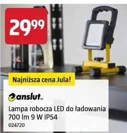 Jula anslut Lampa robocza LED do ładowania 700 lm 9 W IP54 oferta