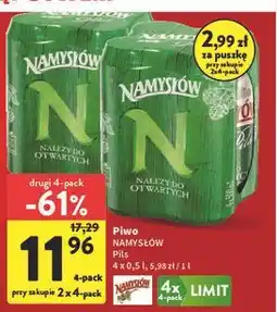 Intermarche Piwo NAMYSŁÓW Pils oferta