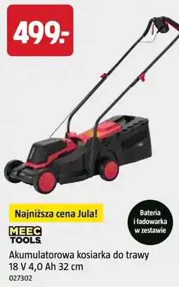 Jula MEEC TOOLS Akumulatorowa kosiarka do trawy 18 V 4,0 Ah 32 cm oferta