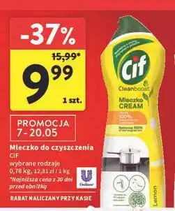Intermarche Mleczko do czyszczenia CIF wybrane rodzaje oferta