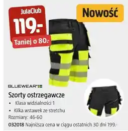 Jula BLUEWEAR Szorty ostrzegawcze oferta