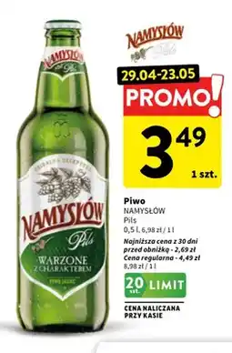 Intermarche Piwo Namysłów Pils oferta