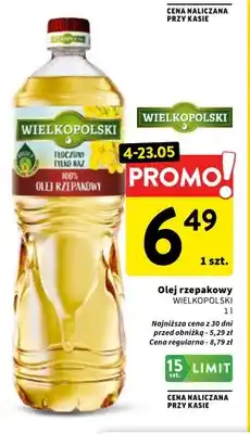 Intermarche Olej rzepakowy Wielkopolski oferta