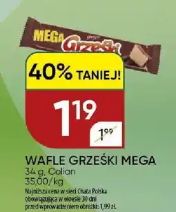 Chata Polska Wafle Grześki Mega Colian oferta