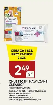 Chata Polska Chusteczki nawilżane Cleanic Harper Hygienics oferta