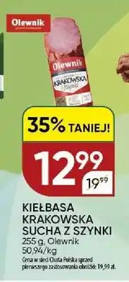 Chata Polska Kiełbasa Krakowska Sucha z Szynki Olewnik oferta