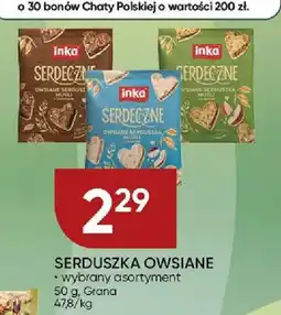 Chata Polska Serduszka owsiane Inka wybrany asortyment oferta