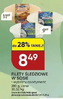 Chata Polska Filety śledziowe w sosie Lisner wybrany asortyment oferta