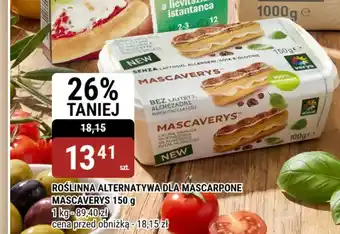 Roślinna alternatywa dla mascarpone mascaverys