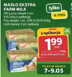 Stokrotka Market Masło ekstra Farm Milk oferta