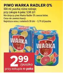 Stokrotka Market Piwo Warka Radler 0% oferta