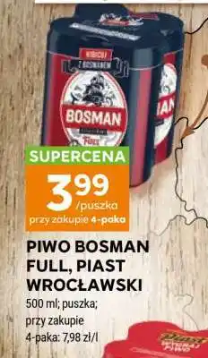Stokrotka Market Piwo Bosman Full, Piast Wrocławski oferta