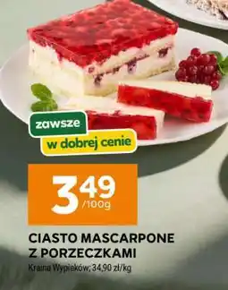 Stokrotka Market Ciasto Mascarpone z Porzeczkami oferta