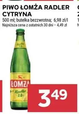 Stokrotka Market Piwo Łomża Radler Cytryna oferta