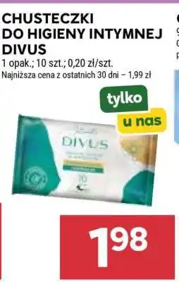 Stokrotka Market Chusteczki do higieny intymnej Divus oferta