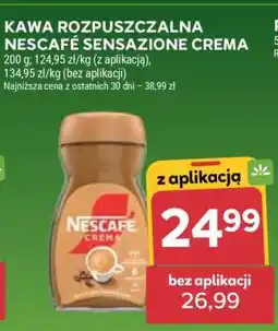 Stokrotka Market Kawa rozpuszczalna NESCAFÉ SENSAZIONE CREMA oferta