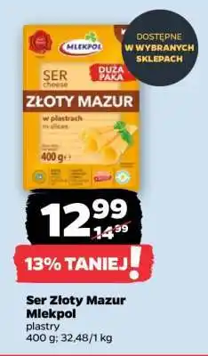 Netto Ser Złoty Mazur MLEKPOL oferta