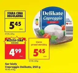 Biedronka Ser biały Capreggio Delikate, 250 g oferta