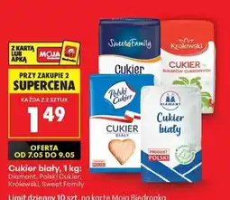 Biedronka Cukier biały 1 kg oferta