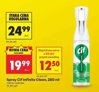 Biedronka Spray Cif Infinite Clean, 280 ml oferta