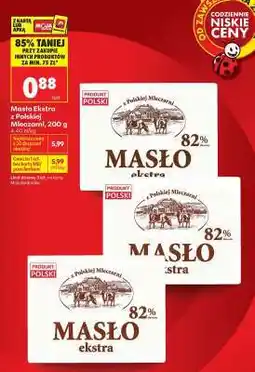 Biedronka Masło Ekstra z polskiej mleczarni, 200 g oferta