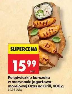 Biedronka Polędwiczki z kurczaka w marynacie jogurtowo morelowej Czas na Grill 400 g oferta