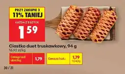 Biedronka Ciastko duet truskawkowy 94 g oferta