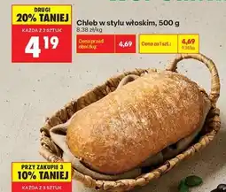 Biedronka Chleb w stylu włoskim, 500 g oferta