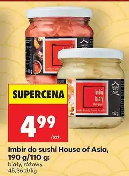 Biedronka Imbir do sushi House of Asia, 190 g/110 g oferta