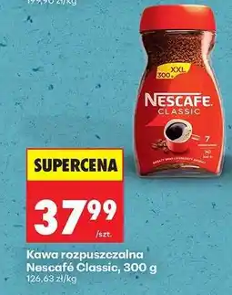Biedronka Kawa rozpuszczalna Nescafé Classic, 300 g oferta