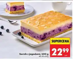 Biedronka Sernik z jagodami, 500 g oferta