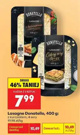 Biedronka Lasagne Donatello, 400 g oferta