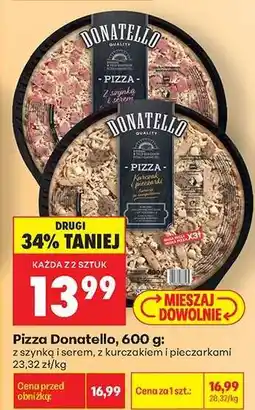 Biedronka Pizza Donatello, 600 g oferta
