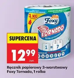 Biedronka Ręcznik papierowy 3-warstwowy Foxy Tornado, 1 rolka oferta