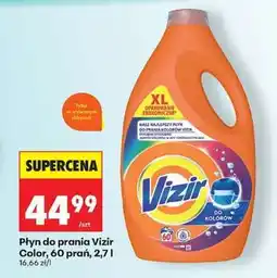Biedronka Płyn do prania Vizir Color, 60 prań, 2,7 l oferta