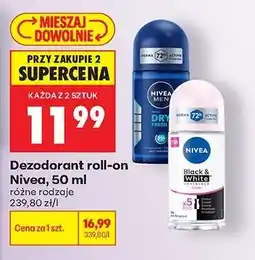 Biedronka Dezodorant roll on NIVEA , 50 ml oferta