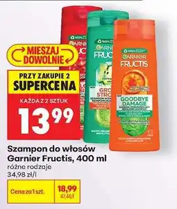 Biedronka Szampon do włosów Garnier Fructis, 400 ml oferta