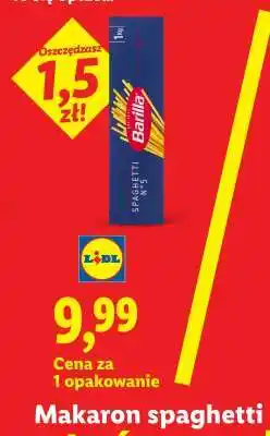 Lidl Makaron spaghetti oferta