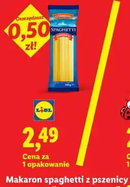 Lidl Makaron spaghetti z pszenicy oferta