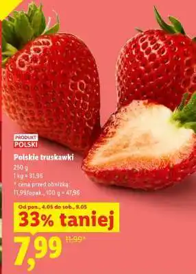 Lidl Polskie truskawki oferta