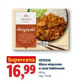 Lidl VITASIA Mięso wieprzowe w sosie imbirowym oferta