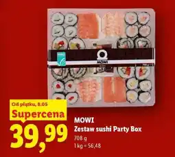 Lidl MOWI Zestaw sushi Party Box oferta