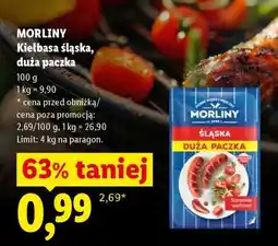 Lidl MORLINY Kiełbasa śląska, duża paczka oferta