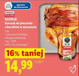 Lidl Kurczak do pieczenia z boczkiem w marynacie oferta