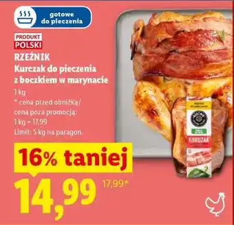 Lidl Kurczak do pieczenia z boczkiem w marynacie oferta