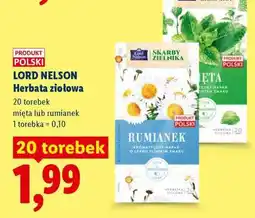 Lidl LORD NELSON Herbata ziołowa oferta