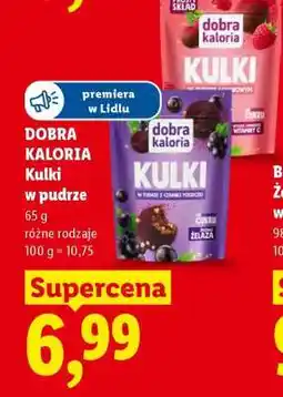 Lidl DOBRA KALORIA Kulki w pudrze oferta