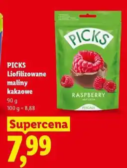 Lidl PICKS Liofilizowane maliny kakaowe oferta