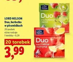 Lidl LORD NELSON Duo, herbatka w piramidkach oferta